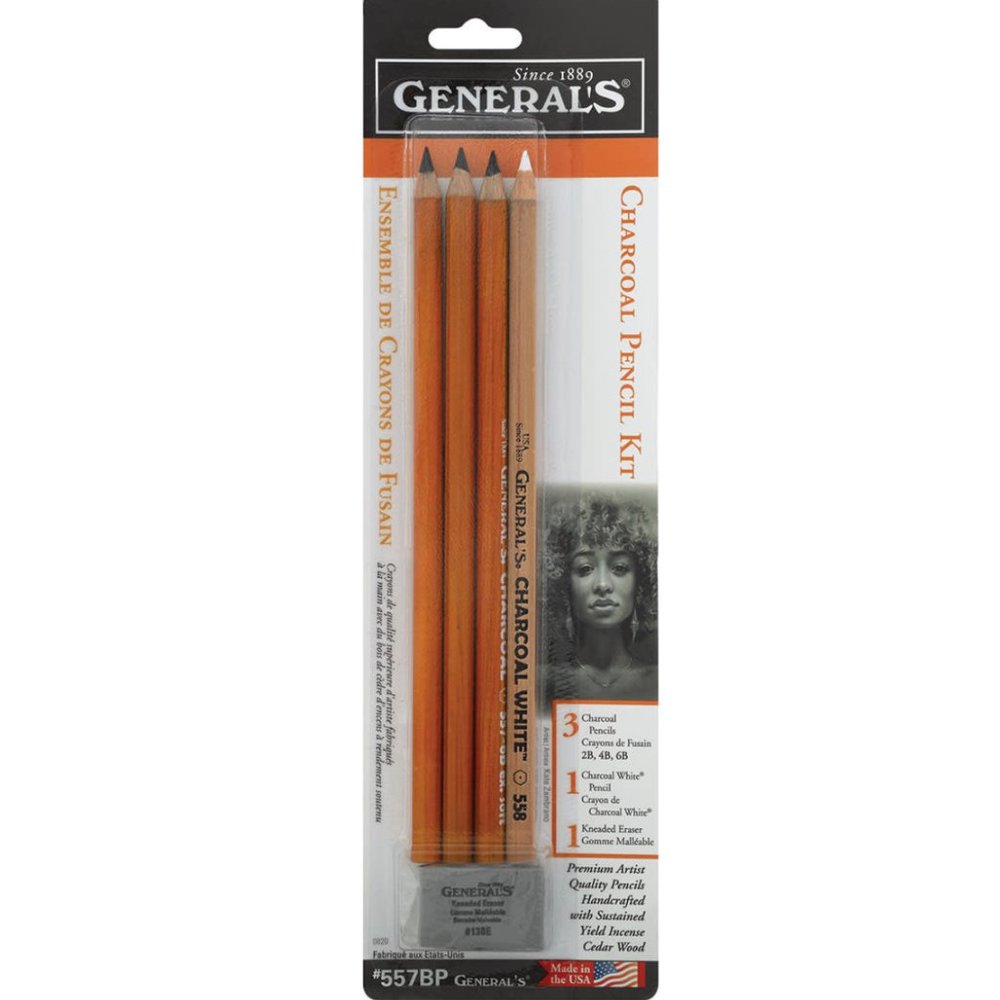🌼 General’s Charcoal Pencil Set 557BP NWT
